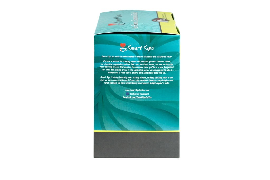 Smart Sips Coffee, Brown Sugar Bourbon Coffee, Medium Roast, Gourmet Flavored Coffee Single Serve Pods For Keurig K-Cup Brewers, 24 Count