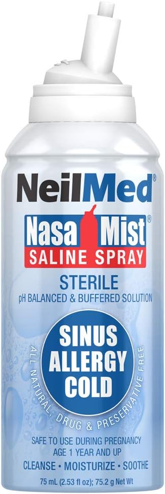 NeilMed NasaMist Isotonic Saline Spray 75 ml (Pack of 1)