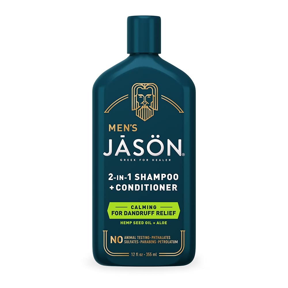 Jason Men'S Calming 2-In-1 Shampoo And Conditioner, 12 Oz