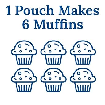 Martha White Muffin Mix Apple Cinnamon 7.0 oz. (Pack of 6) : Grocery & Gourmet Food