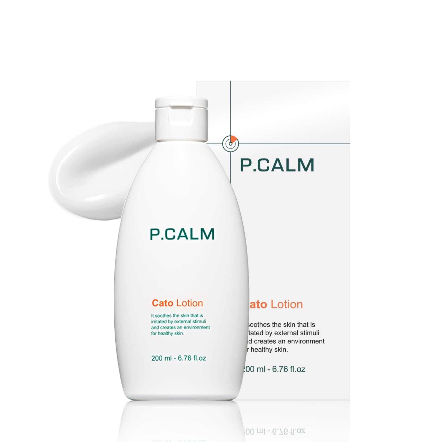 P.Calm Cato Lotion 6.76 Fl.Oz - 200Ml | Vegan Cruelty-Free Non-Greasy Non-Sticky Lightweight Barrier-Strengthening Moisturizer For Sensitive Skin | Korean Skincare