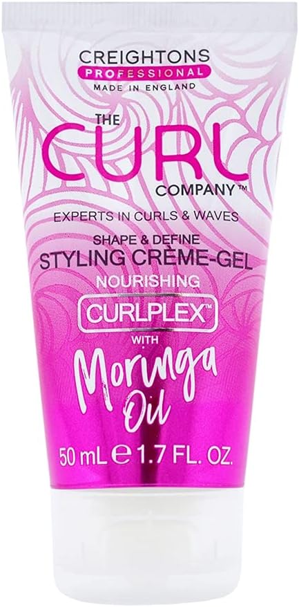 Creightons Professional The Curl Company Shape And Define Styling Creme-Gel (50 Ml Travel Size Mini) - Experts In Curls And Waves; Professionally Formulated With Nourishing Moringa Oil