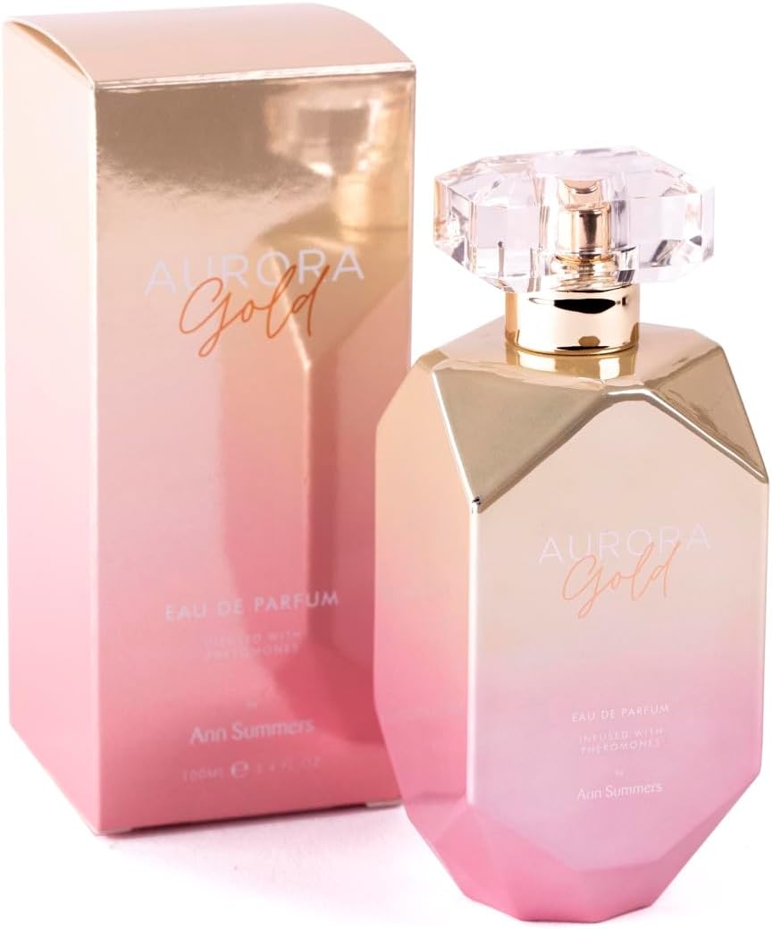 Ann Summers Aurora Gold Pheromone Perfume For Women (100Ml Eau De Parfum) – Floral Fragrance To Enhance Attraction – Citrus Notes, Decorative Bottle – Womens Perfume