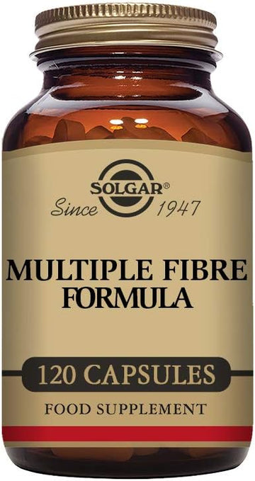 Solgar Multiple Fiber Vegetable Capsules, 120 Count