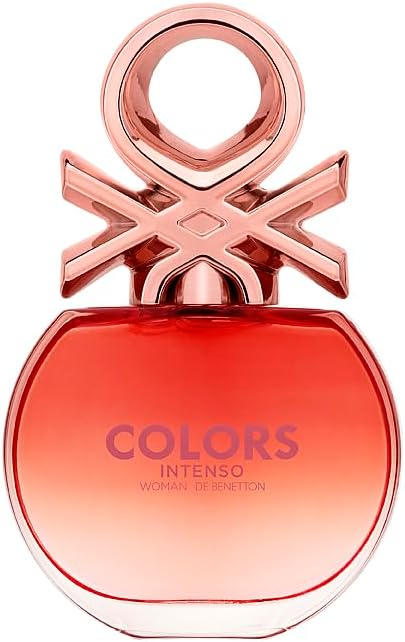Benetton - Rose Intenso From United Colors, Eau De Parfum For Woman - Long Lasting - Intense, Young And Fresh Fragrance - Floral And Fruity Notes - Ideal For Daily Wear - 50 Ml