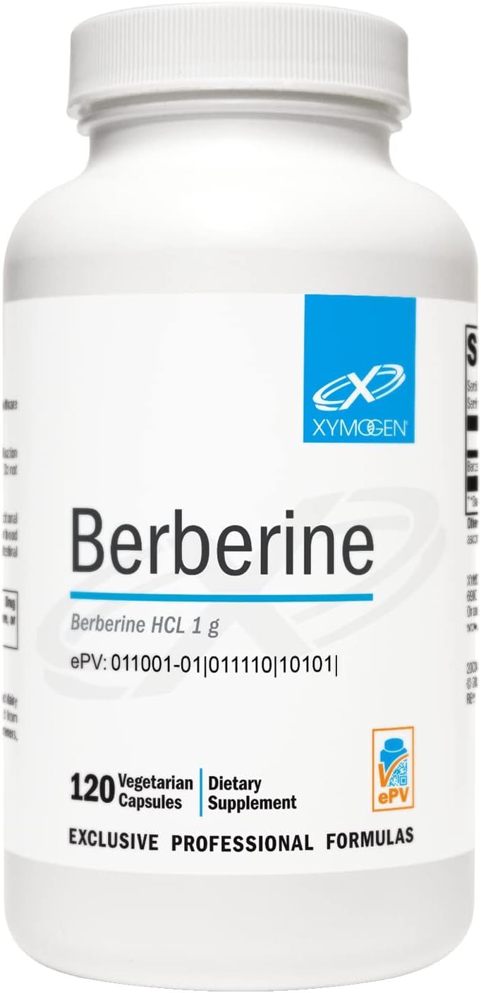 XYMOGEN Berberine Supplement - 500mg Berberine HCL Per Capsule for Gut