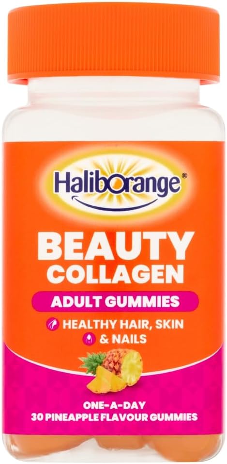 Haliborange Adult Beauty Collagen Gummies - 30 Pineapple Gummies : Amazon.co.uk: Health & Personal Care