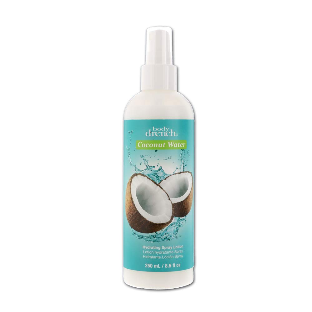 Body Drench Coconut Water Hydrating Spray Lotion For All Skin Types, 8.5 Fl Oz
