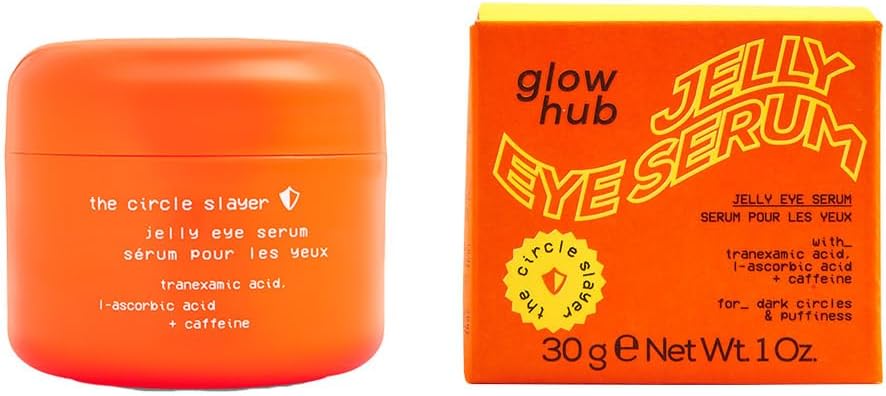 Glow Hub The Circle Slayer Jelly Eye Serum With Vitamin C And Caffeine For Dark Circles And Puffiness 30G