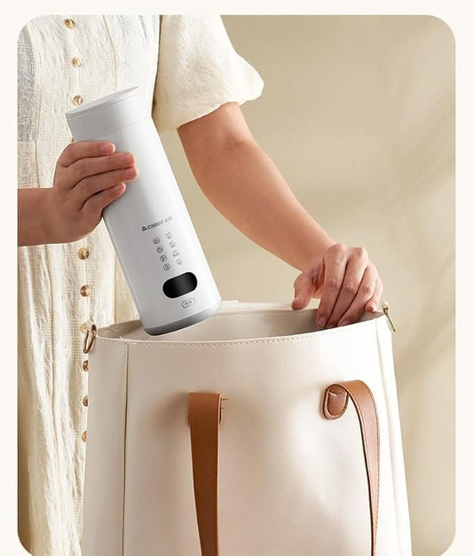 Portable Electric Kettle- Small Travel Electric Kettle for Travel & Business, Mini Hot Water Boiler with 4 Temperature Keep-warm