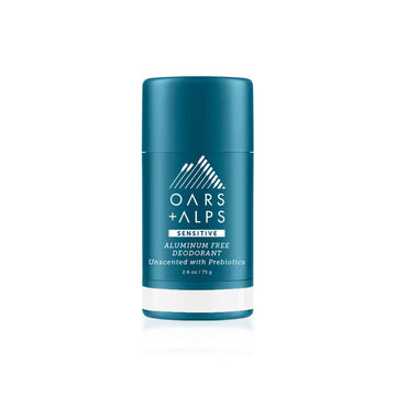 Oars + Alps Aluminum Free Deodorant for Men and Women, Dermatologist Tested, Travel Size, Unscented, 1 Pack, 2.6 Oz