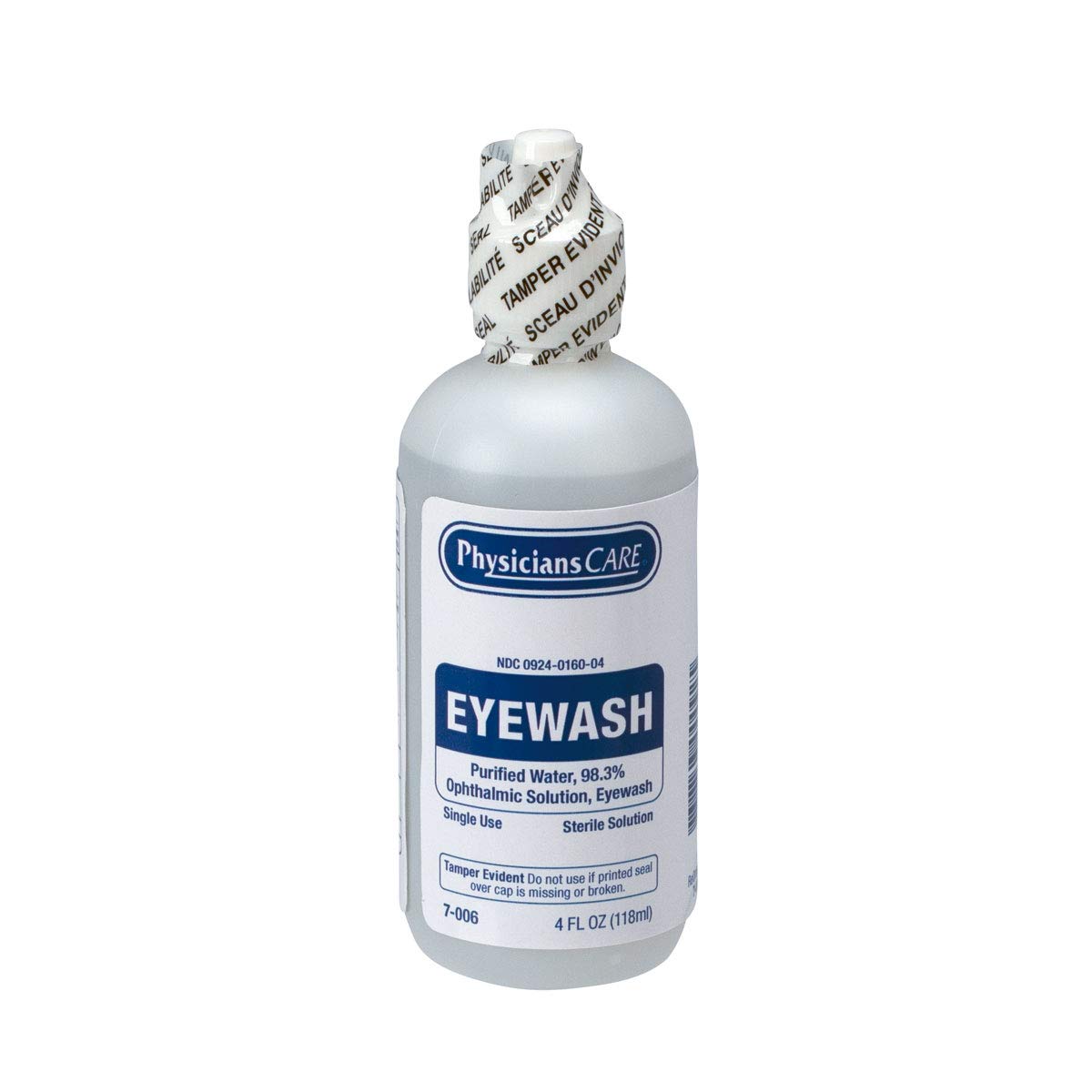 First Aid Only Smartcompliance Refill Eye Wash Solution, Sterile Isotonic Buffered Solution For Flushing & Irrigating Eyes, 4-Oz Bottle