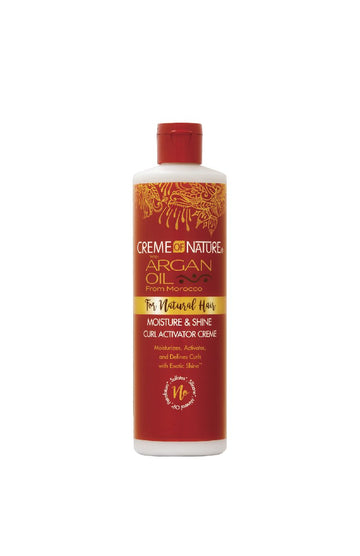 Creme of Nature, Argan Oil Moisture & Shine Curl Activator Crème, Argan Oil of Morocco, 12 Fl Oz : Beauty & Personal Care