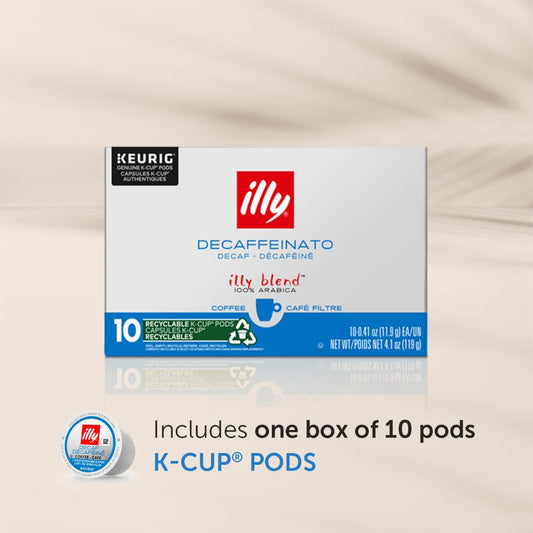 Illy, Decaffeinated K Cups, 4.1 Ounce