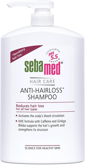 Sebamed Anti-Hairloss Shampoo | 1L Pump Bottle | Reduces Hairloss | Supports Hair Growth