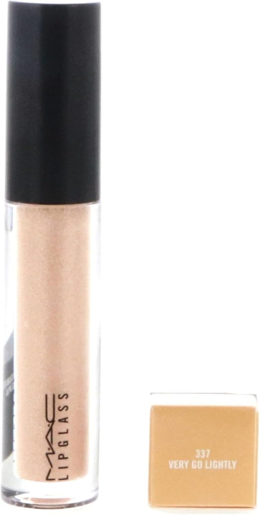 Mac Lipglass In Very Go Lightly! Full Size New In Box Gorgeous Shade! :)