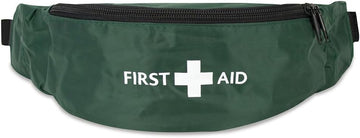 Reliance Medical - Playground First Aid Kit In Green Riga Bumbag, Ideal For Playground Injuries And Typical School Ground Accidents - Contains Bandages, Dressings, Eye Pads, Plasters, Wipes & More