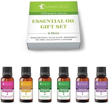 6 Piece 10ml Essential Oil Gift Set 5 Pure and Natural Oils Aromatherapy Diffuser, Cosmetics : Amazon.co.uk: Health & Personal Care