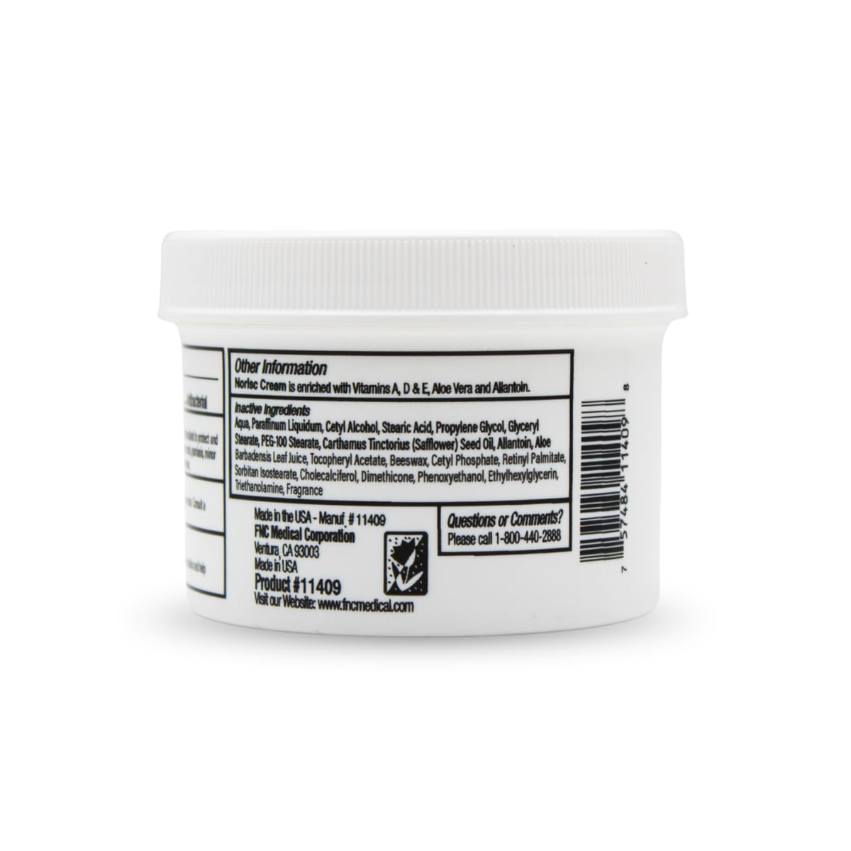 Fnc Medical Ca-Rezz Norisc Skin Cream, Jar, 9.7 Ounce : Body Gels And Creams : Beauty & Personal Care