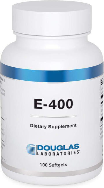 Douglas Laboratories E-400 | Vitamin E For Antioxidant Protection And Cardiovascular Support | 100 Capsules