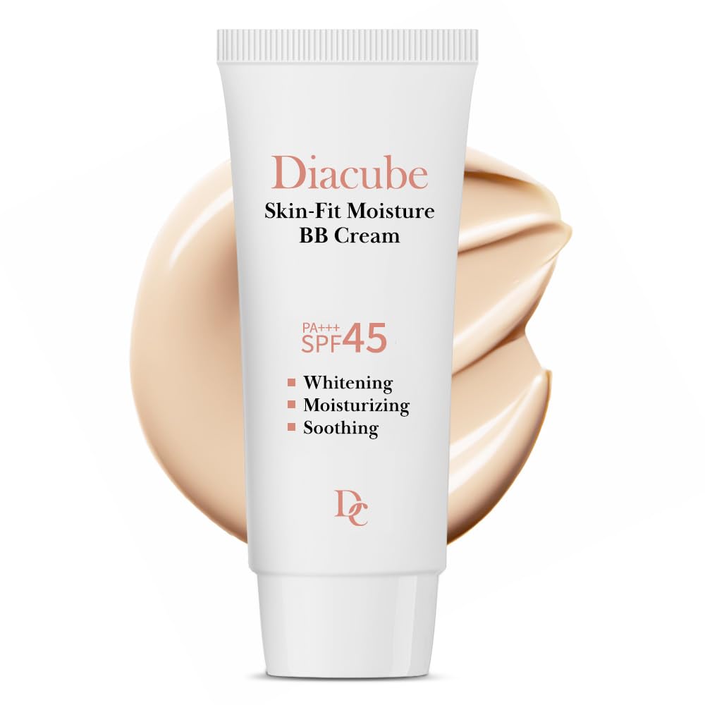 Skin-Fit Moisture Bb Cream With Spf 45 Pa+++ 1.76 Fl Oz, Natural Beige: Perfect For Light To Medium With Neutral Skin Tones, Blemish Coverage, Long-Lasting Tinted Moisturizer, K-Beauty