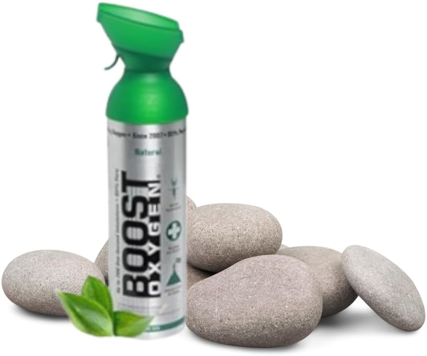 Sunvit-D3 Boost Oxygen Cylinder - Portable Oxygen Cylinder For Breathing Up To 100 Uses | Natural O2 Pure Oxygen Can Promotes Free Breathing, Assists With Hangovers, Colds, Flu, & Revitalizes Lungs 5L