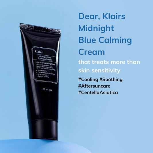 Dearklairs Blue Calming Cream + Rich Soothing Cream Set, Sensitive Skin Friendly, Hydrating, Hypoallergenic