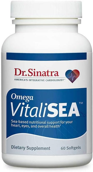 Dr. Sinatra Omega VitaliSEA Features a Potent Blend of Deep-Sea Nutrients for Head-to-Toe Vitality, Including Astaxanthin, Japanese Kelp Seaweed, Magnesium, Iodine, and Omega-3s