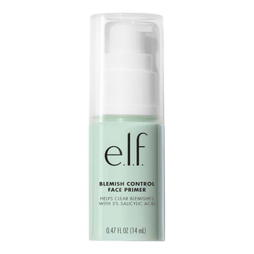 E.L.F. Face Primer, Blemish Control, Vegan, Cruelty-Free, Clear, 0.47 Fl Oz