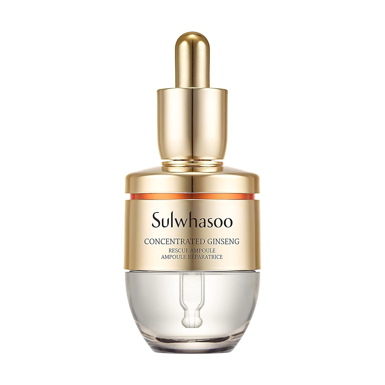 Sulwhasoo Concentrated Ginseng Rescue Ampoule - Korean Anti-Aging Skincare, Visibly Improves Wrinkles And Firmness, Soothes & Improves Overall Skin Condition - 0.67 Fl. Oz