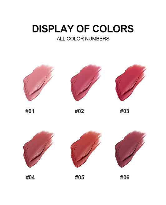 6 Colors Matte Lipstick Set New Upgraded Formula Nude Moisturizer Smooth Lipstick Long Lasting Not Dry Or Cracked Lipstick Makeup Gift Set