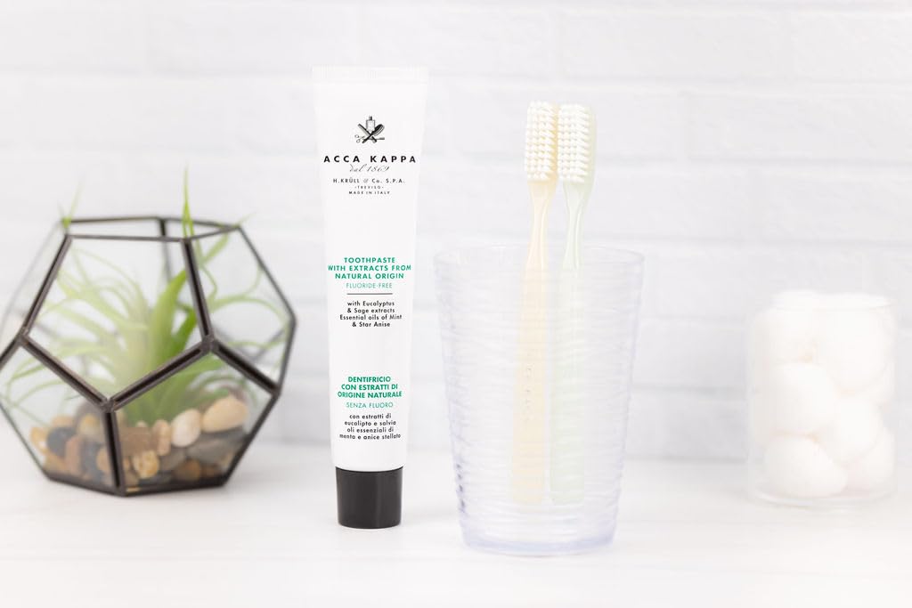 Acca Kappa Natural Toothpaste, Flouride-Free, 100 Ml