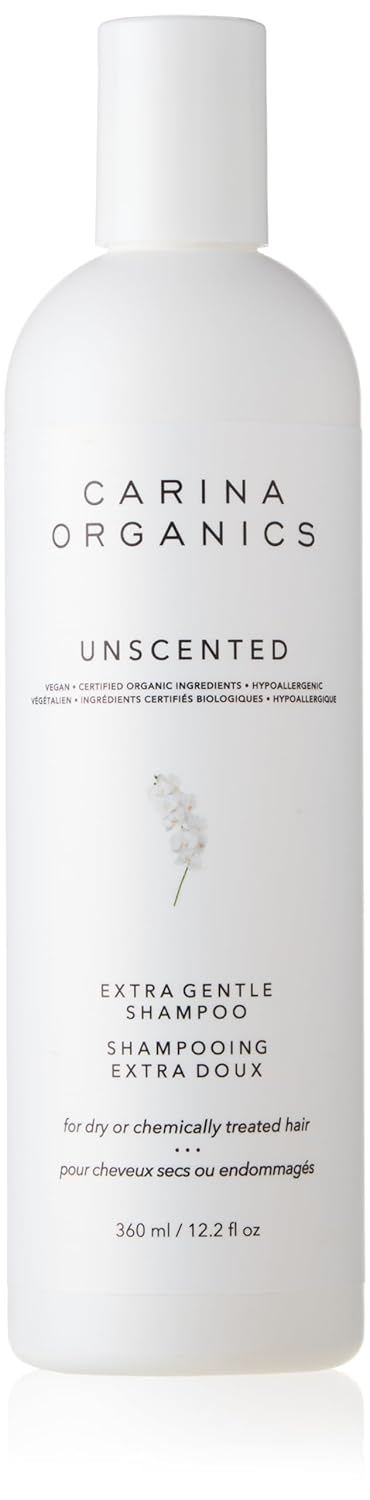 Carina Organics Unscented Extra Gentle Shampoo, 360 Milliliters