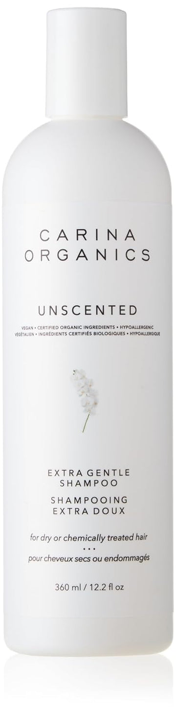 Carina Organics Unscented Extra Gentle Shampoo, 360 Milliliters