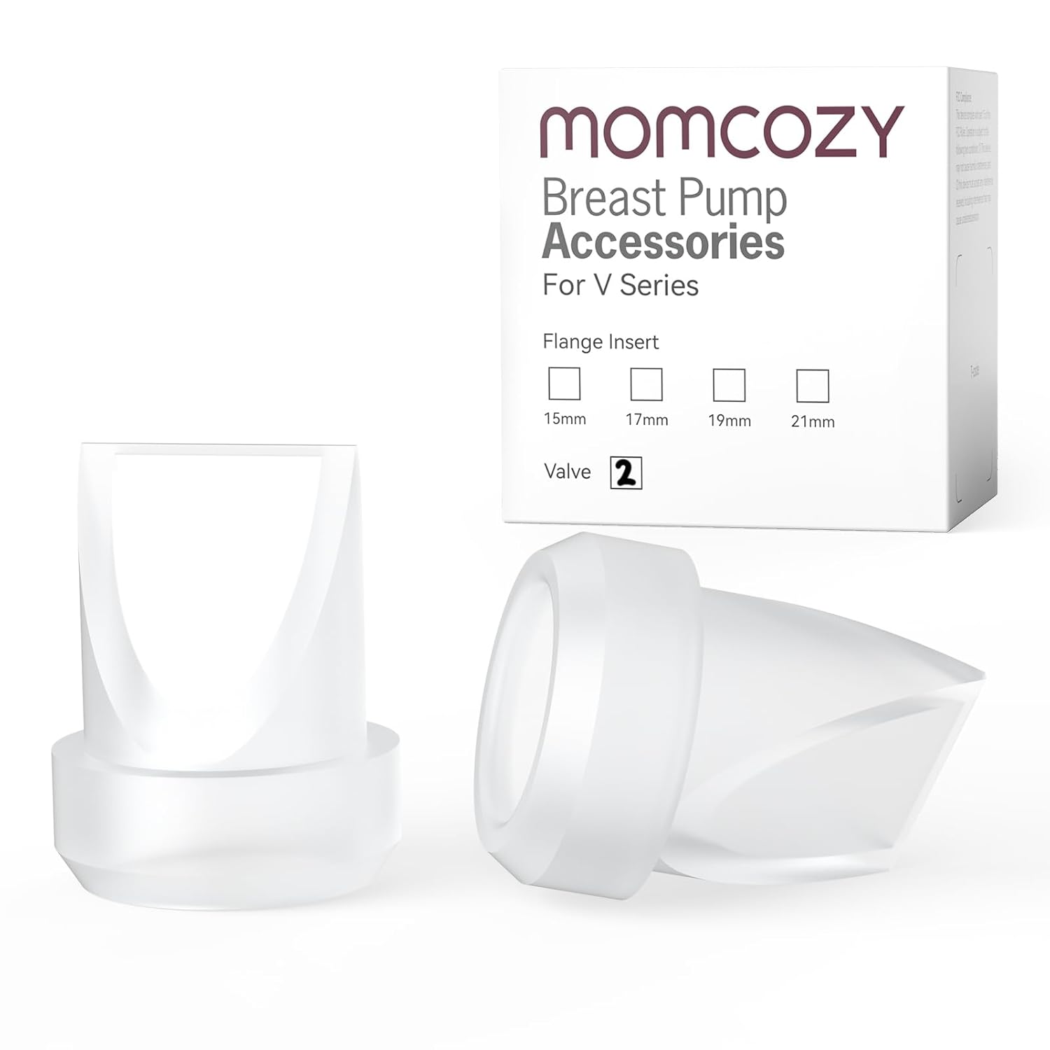 Momcozy Duckbill Valves Only For Momcozy V1/V2. Original Momcozy V1/V2 Breast Pump Replacement Accessories, 2 Pack