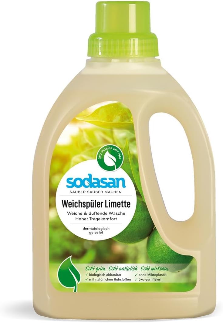 Sodasan Organic Fabric Softener Lime (1 X 750 Ml)