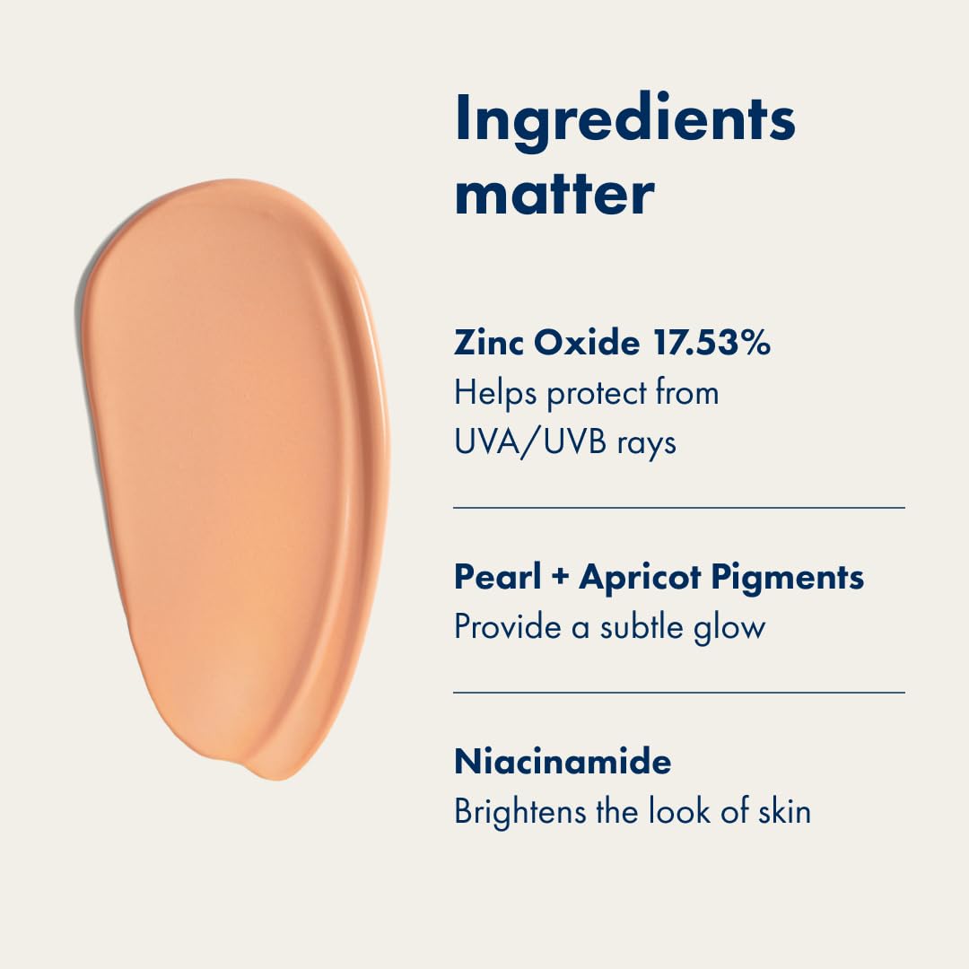 Force Shield Superlight Apricot Sunscreen from Hero Cosmetics - Broad Spectrum Everyday Mineral SPF 30 with Apricot Pigments - No Added Fragrance, No Sulfates, No Parabens (50 ml) : Beauty & Personal Care