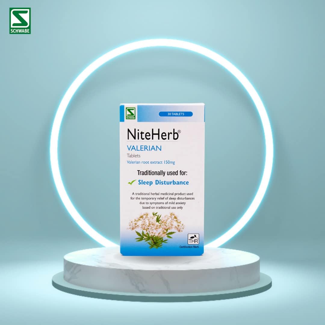 Schwabe Pharma - Niteherb - Valerian Root Extract 150mg - Traditionally Used for Sleep Disturbances - Traditional Herbal Medicinal Product - 30 Tablets : Amazon.co.uk: Health & Personal Care