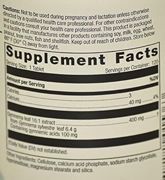 Mediherb Gymnema 4G 120 Tablets : Health & Household