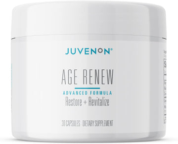 Juvenon Agerenew Beta Glucan Anti Aging Immunity Support Supplement, Beta Glucan With Zinc Quercetin For Immune Defense Boost