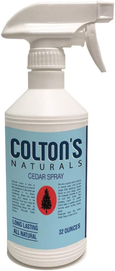 Colton's Naturals Cedar Spray w/Lavender Extract – Non-Chemical Wood Protection – Cedar Wood Scent – Restores Scent Closets & Drawers (32 oz) : Health & Household