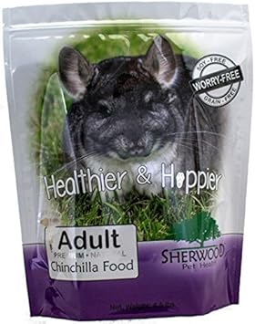 Sherwood Pet Health Adult Chinchilla Food, Alfalfa/Timothy Blend : Pet Supplies