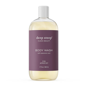Deep Steep Body Wash, Lemon Cream, 17 Oz – Hydrating Shower Gel With Hyaluronic Acid, Shea Butter, Aloe Vera & Argan Oil – Vegan, Clean Beauty, Clean & Refreshed Skin