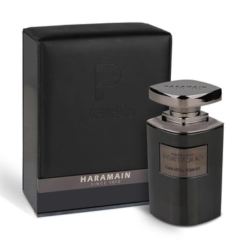 Al Haramain Portfolio Portrait Sandal For Unisex Arabian Perfume For Women & Men - Long Lasting Fragrance With Black Pepper, Rose, Leather,Sandalwood - Arabic Cologne - Eau De Parfum - 2.5Oz Edp Spray