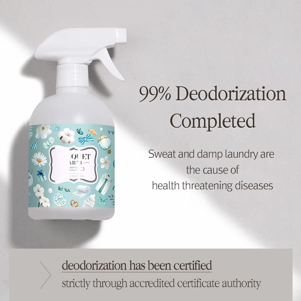 Bouquet Garni Fabric Perfume Soft Cotton - Long Lasting Fragrance Fabric And Linen Odor Remover - Odor Eliminator And Neutralizer Spray - Fabric Deodorizer And Refresher - 16.9 Fl Oz