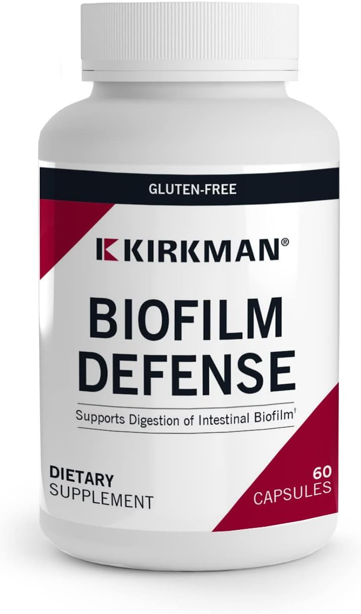 Kirkman - Biofilm Defense - 60 Capsules - Aids Gut & Digestive Health - Immune Support - Hypoallergenic