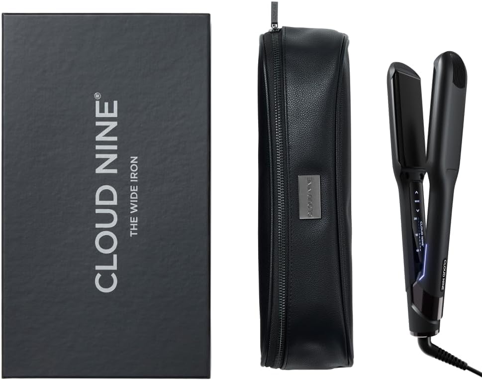 Cloud Nine The Original Cordless Iron Hair Straightener | Hair Styling Variable Temperature Control Wireless Travel Size Quick Charge Battery | Smooth Sleek Long Lasting Results