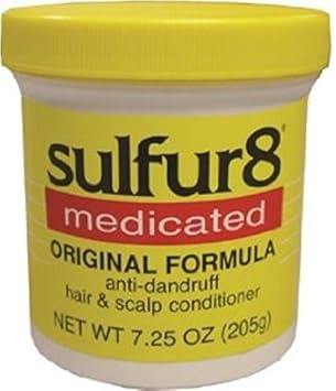 Sulfur8 Medicated Anti-Dandruff Hair And Scalp Conditioner Original Formula, 7.25 Oz By Sulfur 8 : Beauty & Personal Care