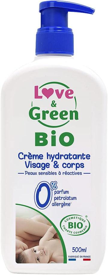 Love & Green Organic Face & Body Moisturizing Cream 500Ml