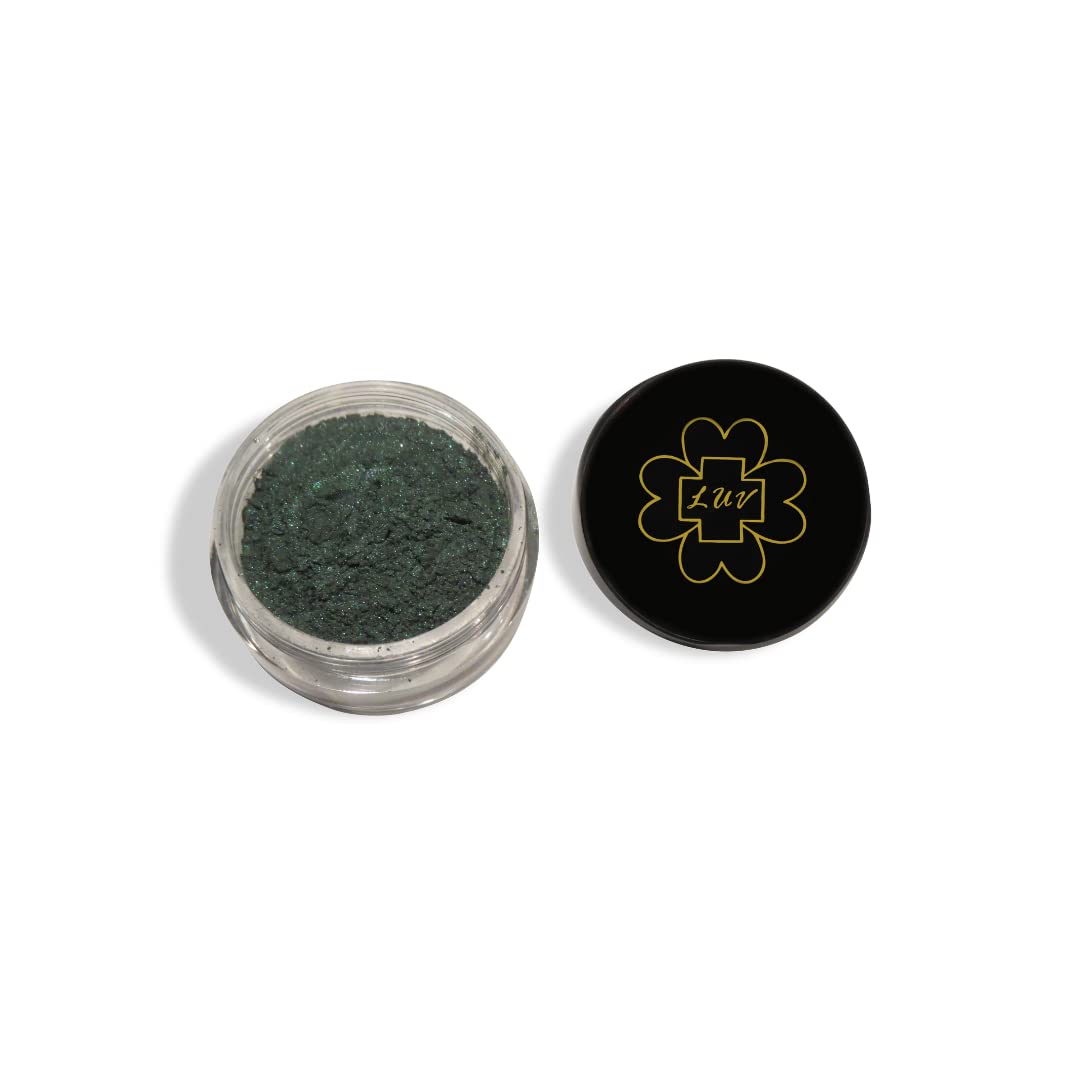 | Eyeshadow Mineral Pigments (Loose) - 3 G | Gluten-Free, Talc-Free & Paraben-Free | Dark Forest Green | $ Can'T Buy It